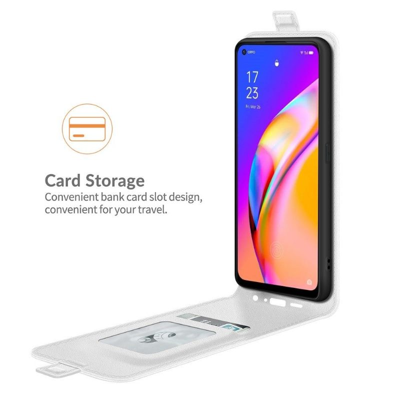 Folio-hoesje voor Oppo A94 5G Verticaal Kunstleer