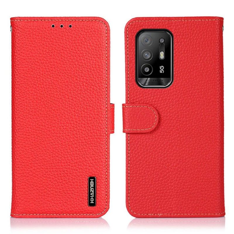 Leren Hoesje voor Oppo A94 5G Khazneh Leder
