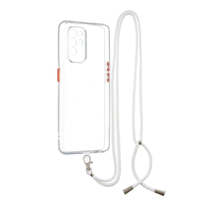 Telefoonhoesje voor Oppo A94 5G Met Koord Heldere Bumper