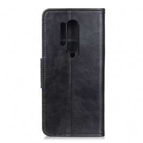 Cover voor OnePlus 8 Pro Folio-hoesje Ondersteuningsfunctie Van Kunstleer