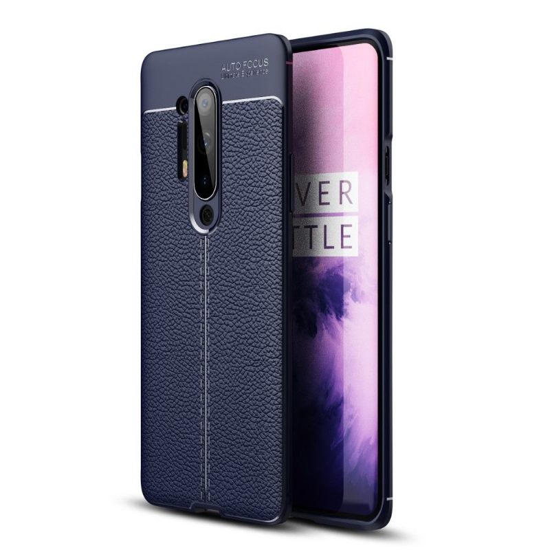 Hoesje voor OnePlus 8 Pro Afwerkingsgel Van Kunstleer