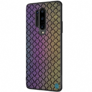 Hoesje voor OnePlus 8 Pro Anti-fall Shiny Series - Paars / Goud