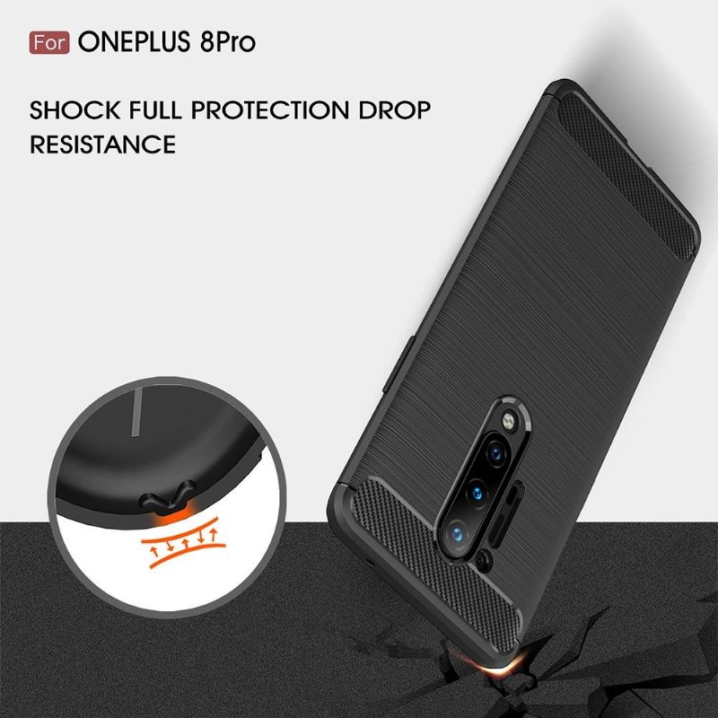 Hoesje voor OnePlus 8 Pro Janice In Koolborstel Gel