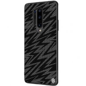 Hoesje voor OnePlus 8 Pro Shiny Series - Zwart / Grijs