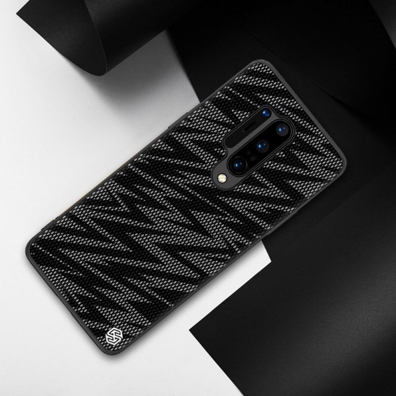 Hoesje voor OnePlus 8 Pro Shiny Series - Zwart / Grijs