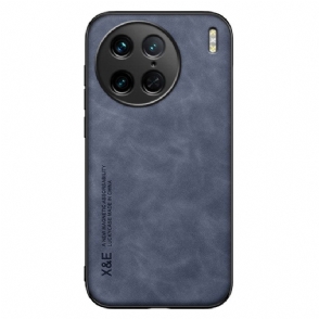 Hoesje voor Vivo X90 Pro X&e Ledereffect Leer