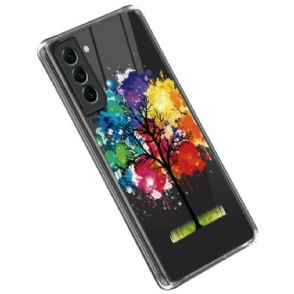 Hoesje voor Samsung Galaxy S23 Plus 5G Naadloze Aquarel Boom