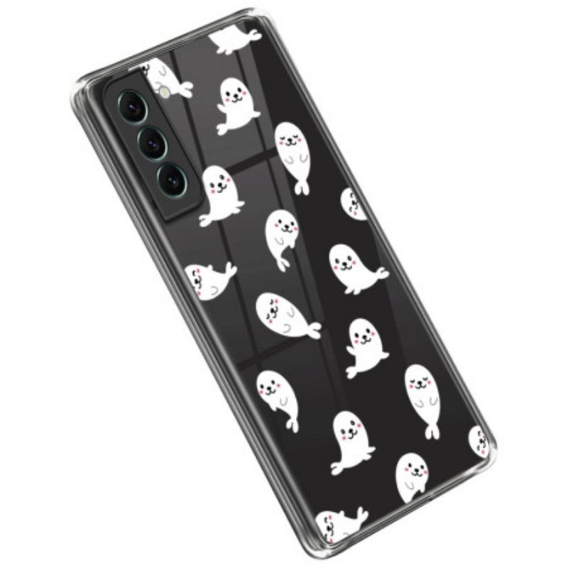 Hoesje voor Samsung Galaxy S23 Plus 5G Transparante Zeewolven