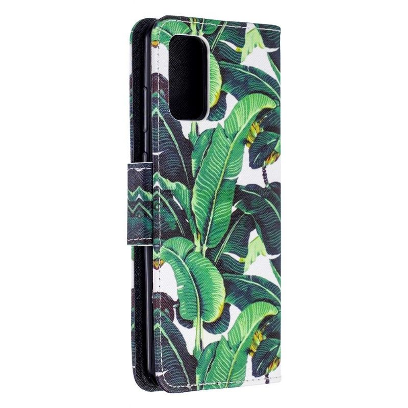 Folio-hoesje voor Samsung Galaxy S20 Plus Bananenbladeren