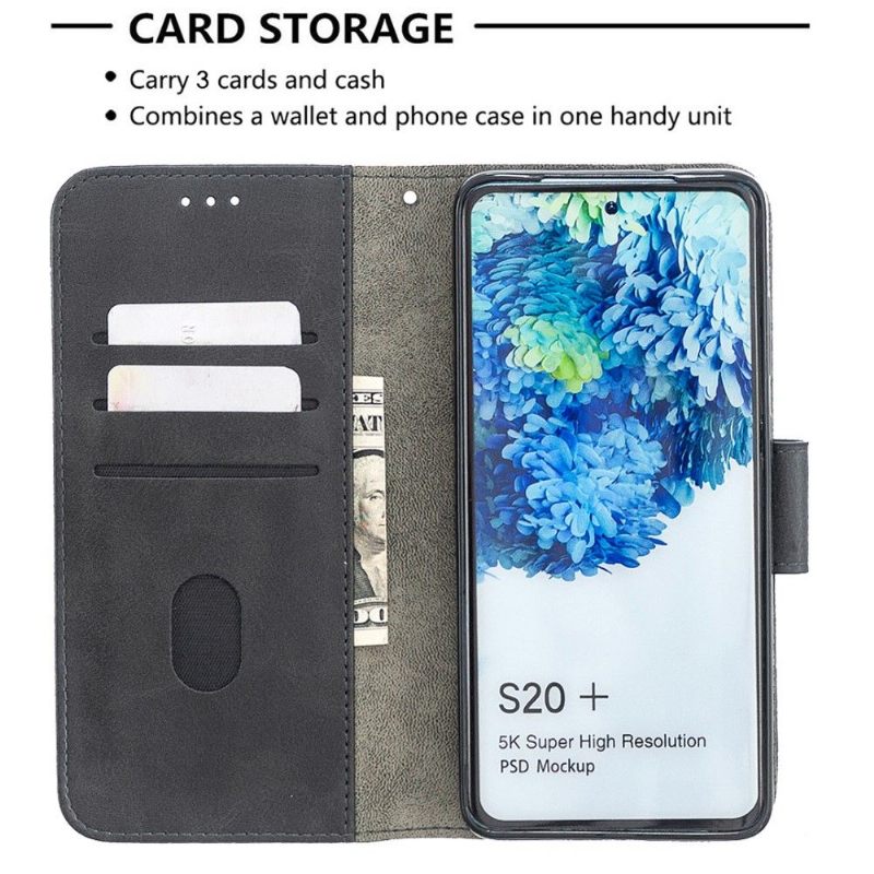 Folio-hoesje voor Samsung Galaxy S20 Plus Croc Aspect Leereffect