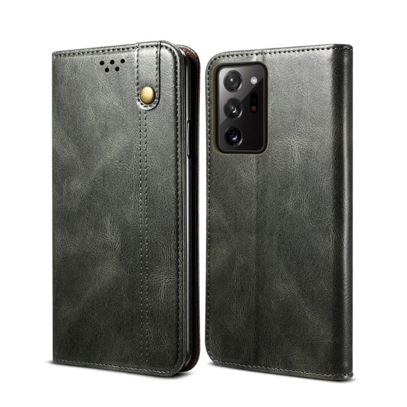 Folio-hoesje voor Samsung Galaxy S20 Plus Ernestine Zichtbare Naden