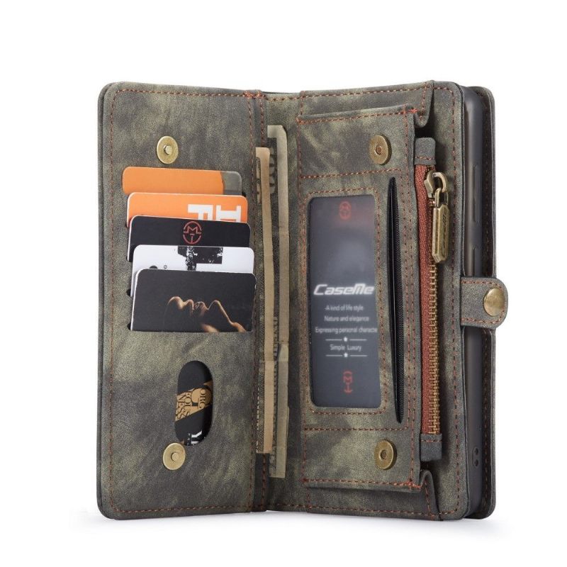 Hoesje Folio-hoesje voor Samsung Galaxy S20 Plus Caseme Met Magnetische Shell