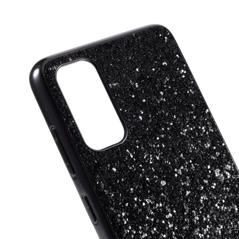 Hoesje voor Samsung Galaxy S20 Plus Glamoureuze Pailletten