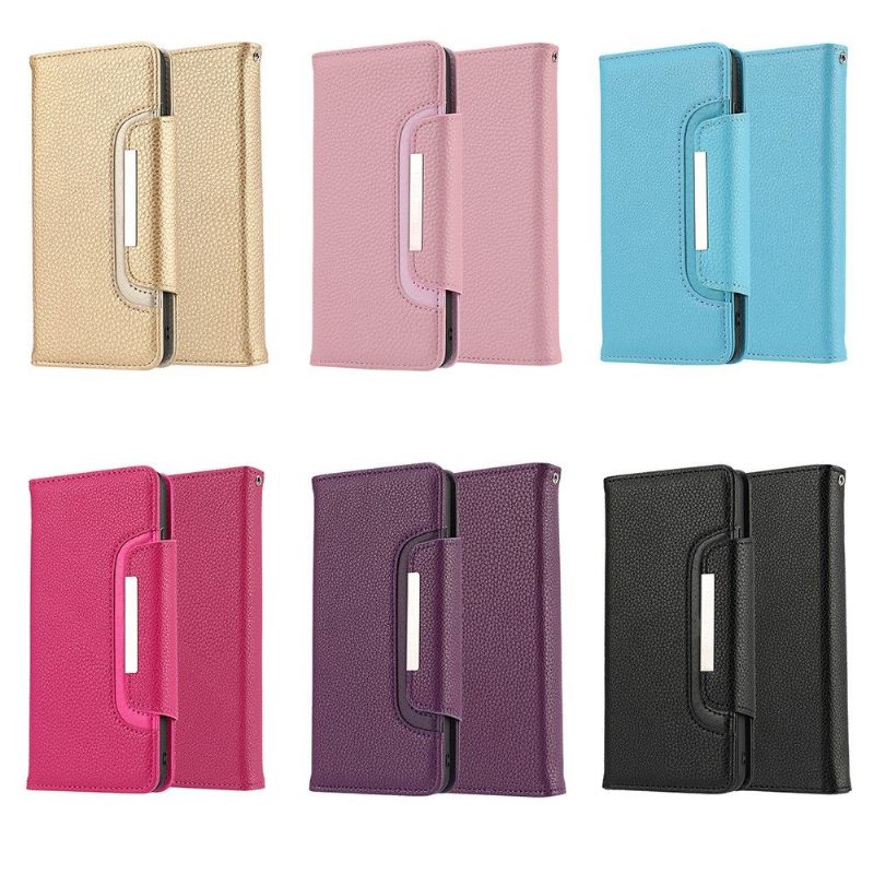 Telefoonhoesje Leren Hoesje voor Samsung Galaxy S20 Plus 2 in 1 Generfd Leereffect