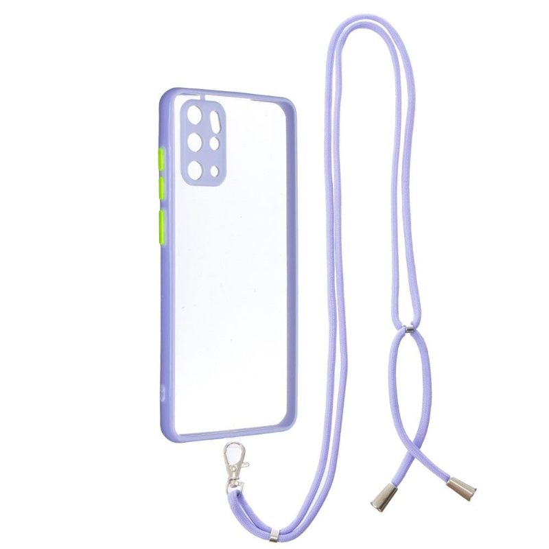 Telefoonhoesje voor Samsung Galaxy S20 Plus Met Koord Heldere Bumper
