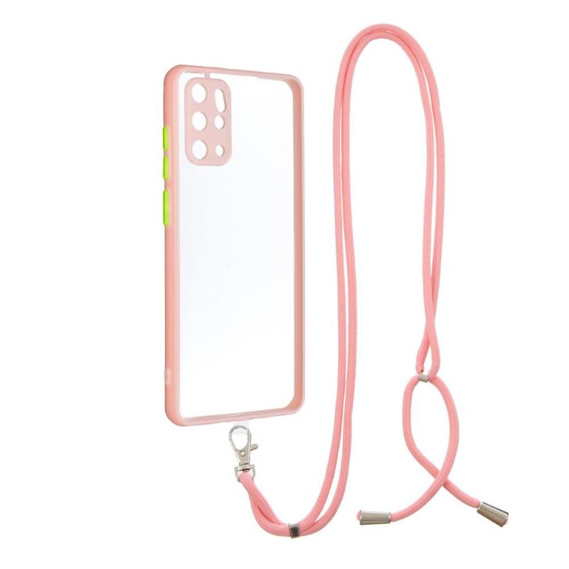 Telefoonhoesje voor Samsung Galaxy S20 Plus Met Koord Heldere Bumper