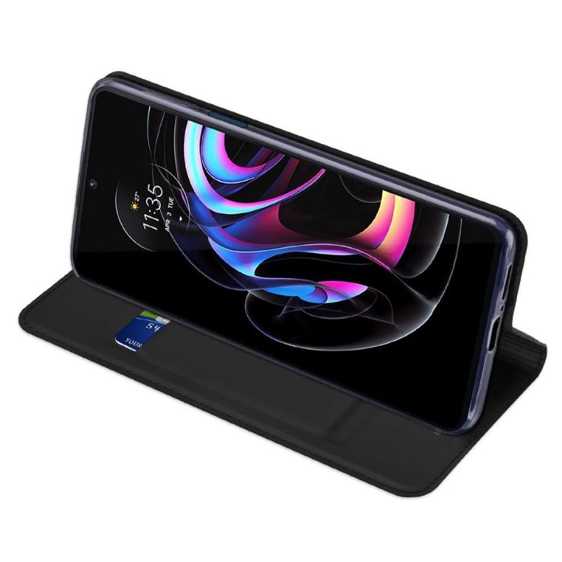 Case voor Motorola Edge 20 Pro Zakelijk Satijneffect