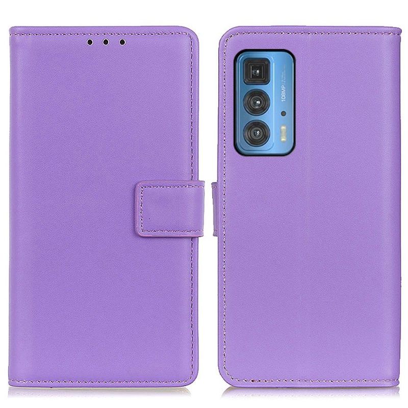 Folio-hoesje voor Motorola Edge 20 Pro Anti-fall Basis Kunstleer