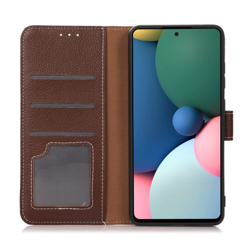 Folio-hoesje voor Motorola Edge 20 Pro Claudia Generfd Kunstleer