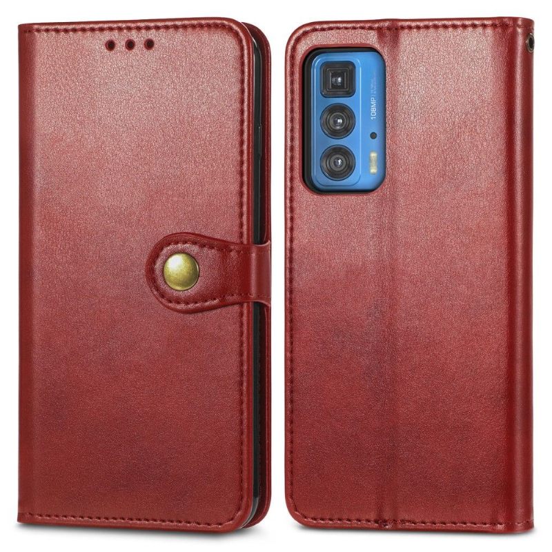 Folio-hoesje voor Motorola Edge 20 Pro Indila Kunstleren Kaarthouder