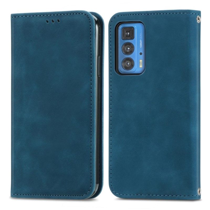 Folio-hoesje voor Motorola Edge 20 Pro Zakelijk Retro