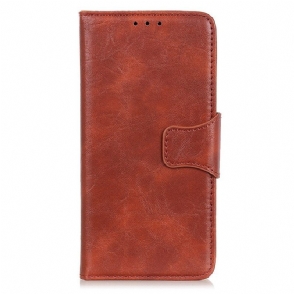 Folio-hoesje voor Moto G71 5G Flip Case Dubbelzijdige Magnetische Flap