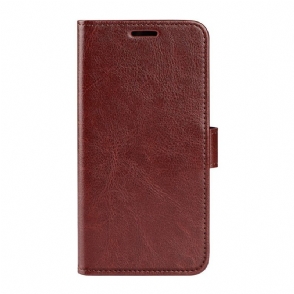 Leren Hoesje voor Moto G71 5G Leer-effect