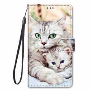 Flip Case voor Sony Xperia 5 IV Katten Familie