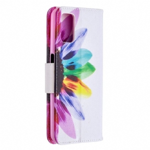 Cover voor Oppo A72 Gekleurde Bloemblaadjes