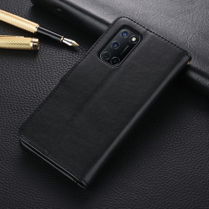 Folio-hoesje voor Oppo A72 Azns Retro Leder Effect