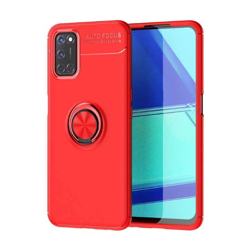 Hoesje voor Oppo A72 Siliconen Met Roterende Ring