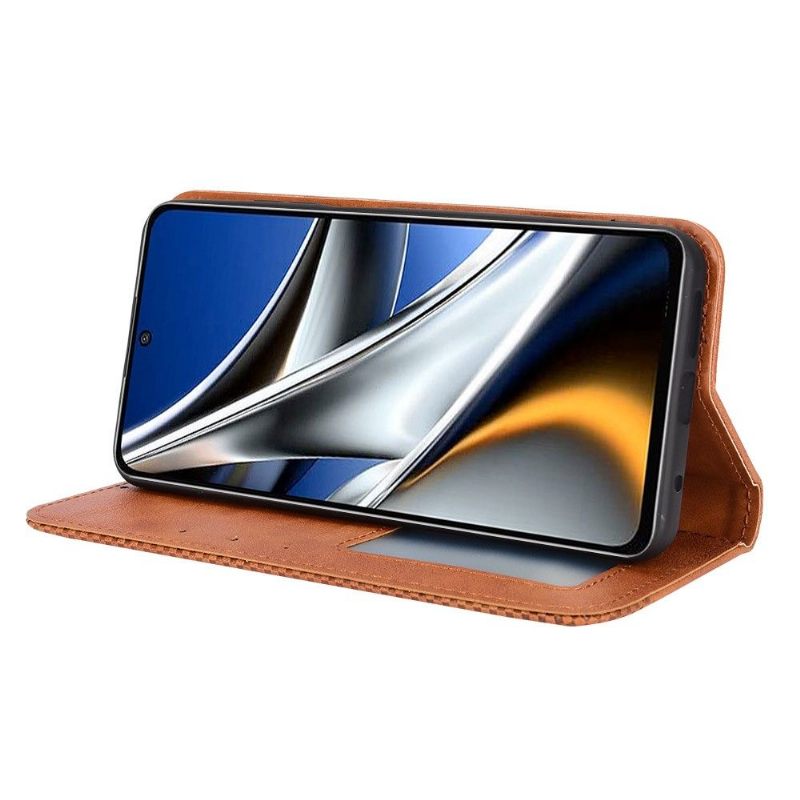 Case voor Poco M4 Pro 4G Bescherming Leer In Cirénius-stijl