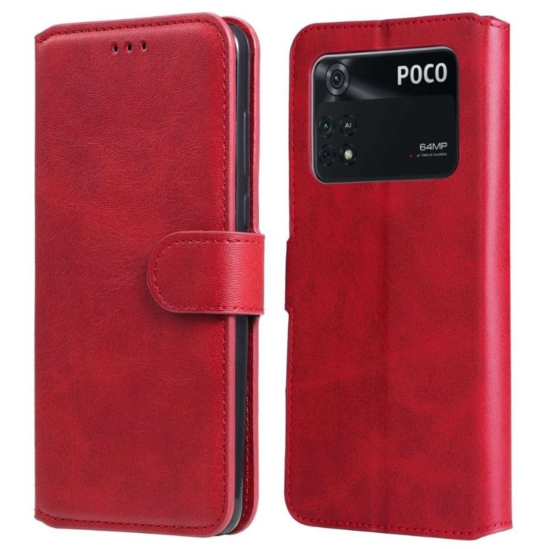 Folio-hoesje voor Poco M4 Pro 4G Enkay Leereffect