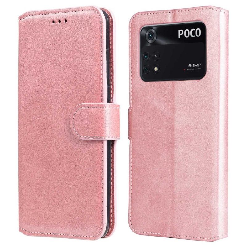 Folio-hoesje voor Poco M4 Pro 4G Enkay Leereffect