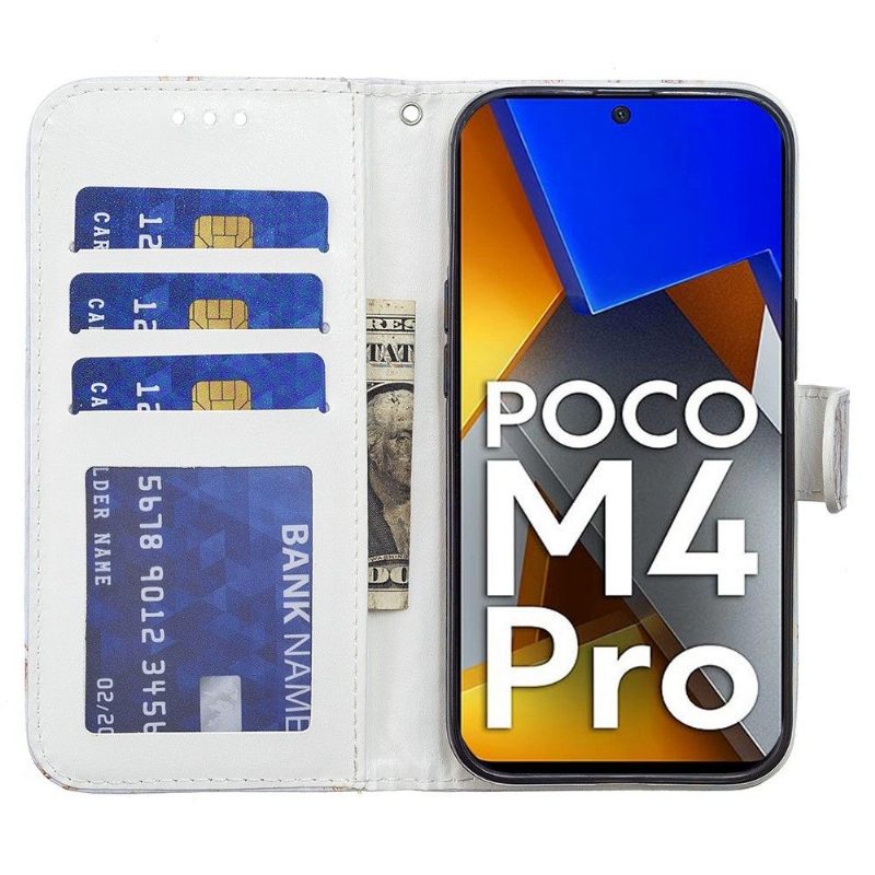 Folio-hoesje voor Poco M4 Pro 4G Gekleurde Dromenvanger