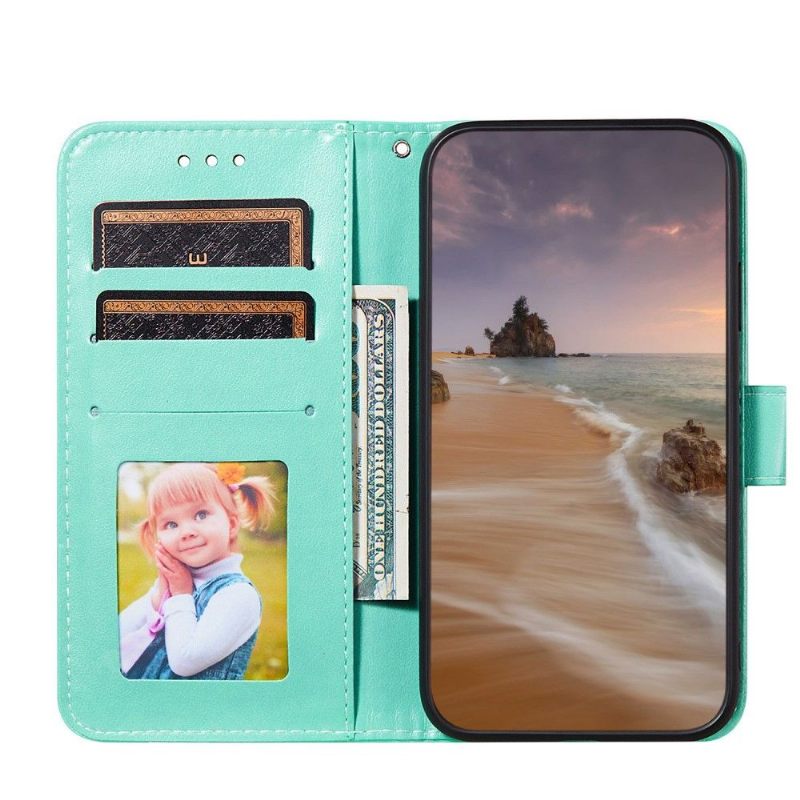Folio-hoesje voor Poco M4 Pro 4G Kaarthouder Met Klep