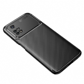 Hoesje voor Poco M4 Pro 4G Koolstofvezelstyling