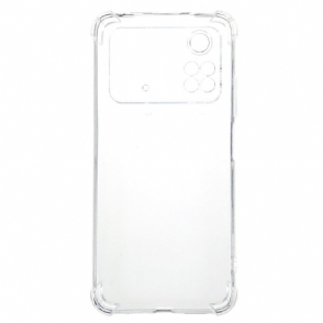 Hoesje voor Poco M4 Pro 4G Transparante Versterkte Hoeken