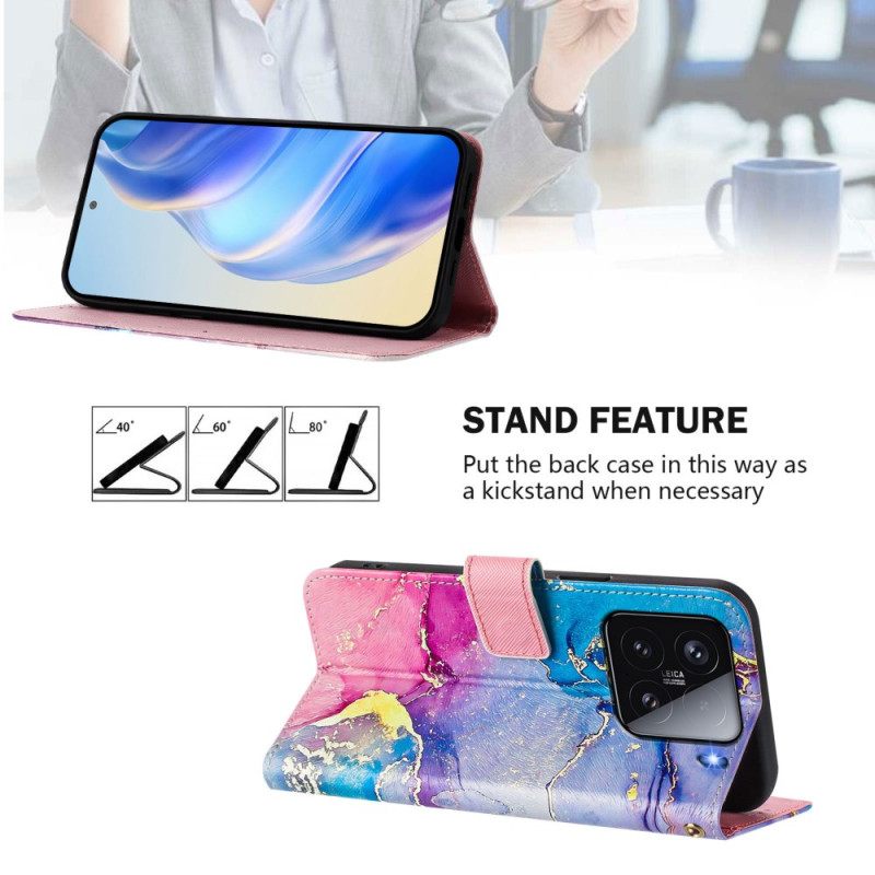 Bescherming Hoesje Xiaomi 15 Veelkleurig Marmer