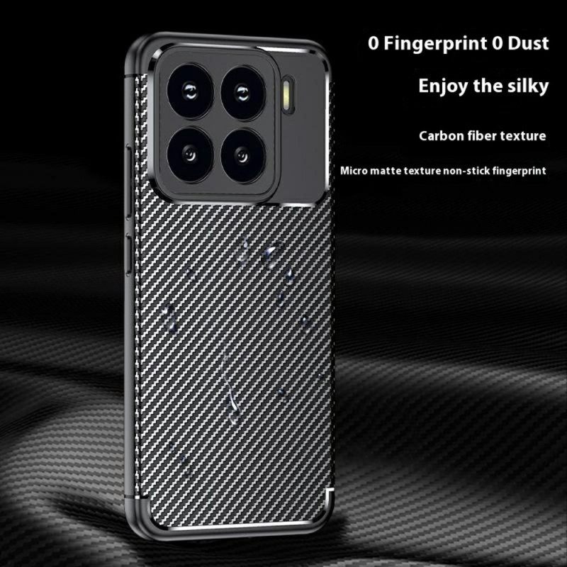 Case Hoesje Xiaomi 15 Telefoonhoesje Koolstofvezeltextuur En Warmteafvoer