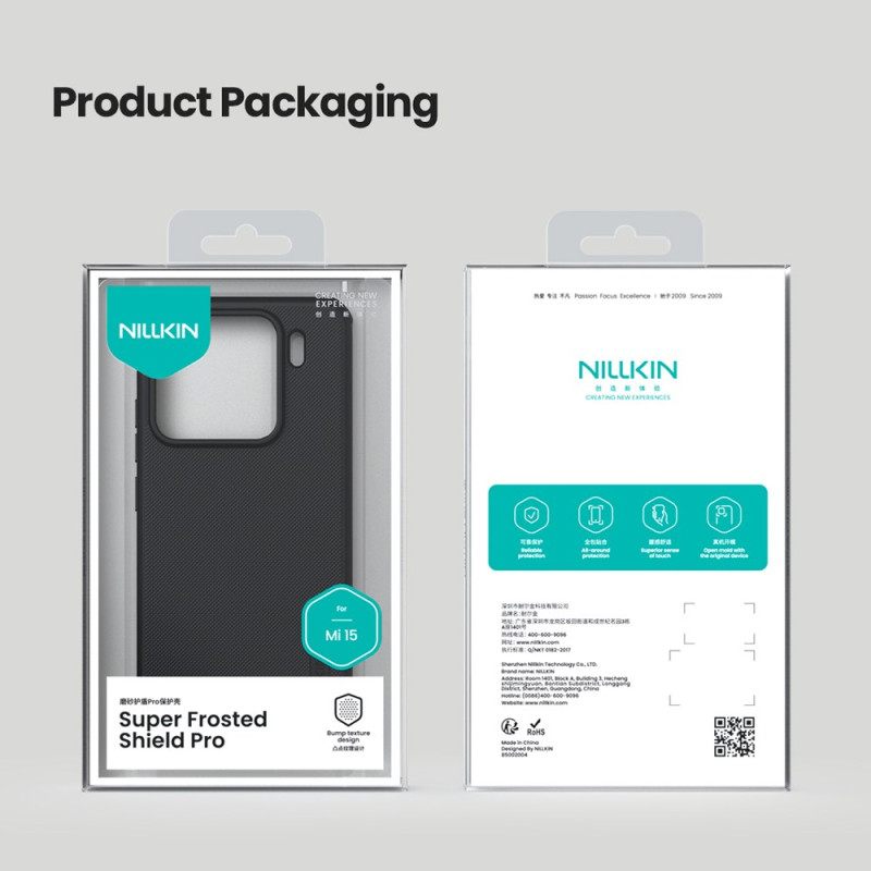 Case Hoesje Xiaomi 15 Telefoonhoesje Matglas Nillkin