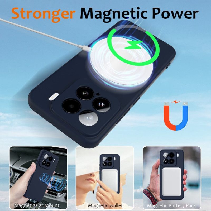 Cover Hoesje Xiaomi 15 Telefoonhoesje Magsafe-compatibel Met Koord