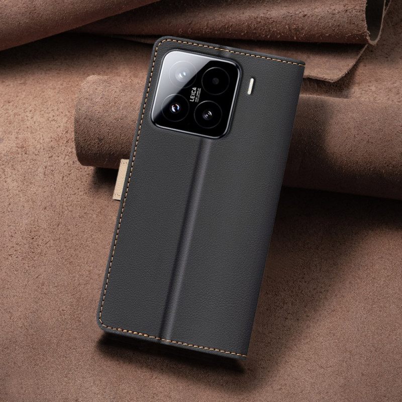 Flip Case Leren Xiaomi 15 Binfen Color Tweekleurig