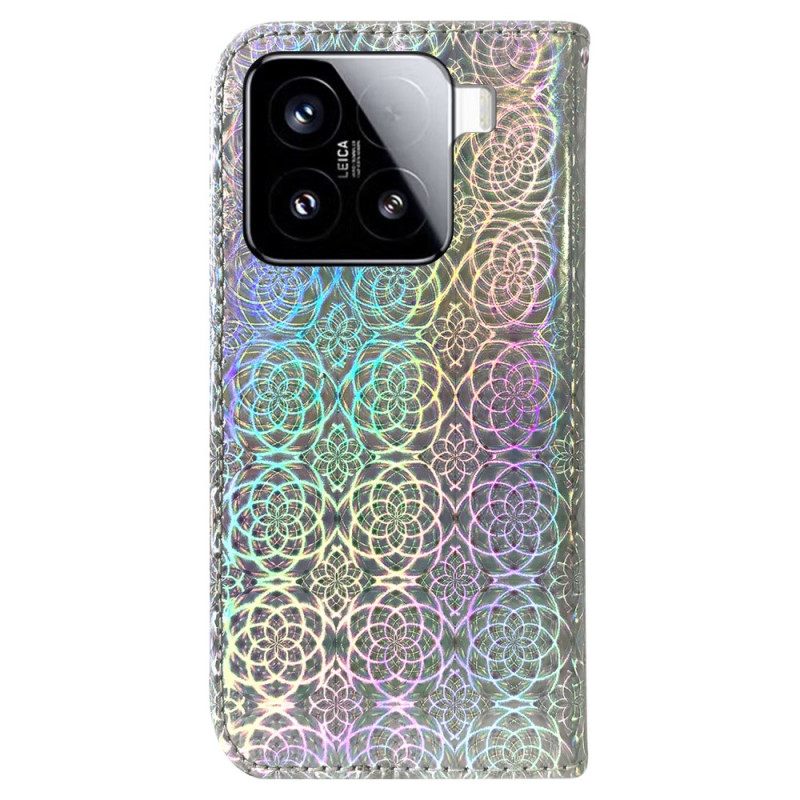 Flip Case Leren Xiaomi 15 Discostijl