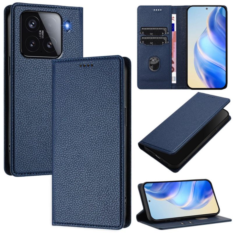 Folio-hoesje Voor Xiaomi 15 Rfid-blokkerend Leer-effect