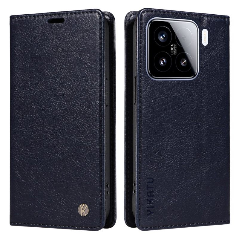 Folio-hoesje Voor Xiaomi 15 Yikatu Vintage-stijl