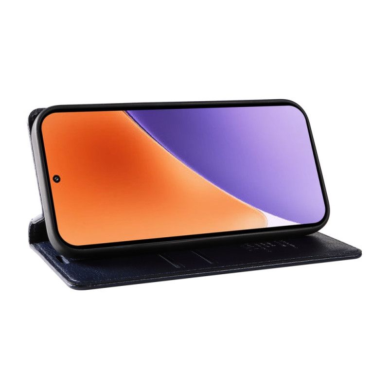 Folio-hoesje Voor Xiaomi 15 Yikatu Vintage-stijl