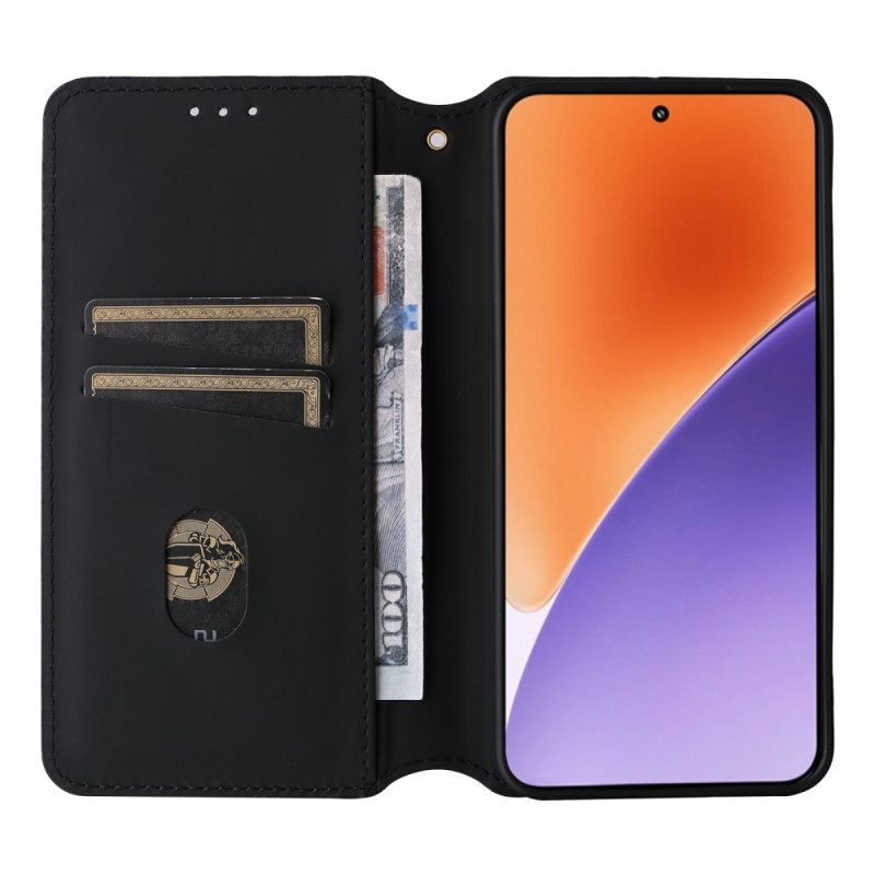 Folio-hoesje Xiaomi 15 Portemonnee Met 3d-diamanten