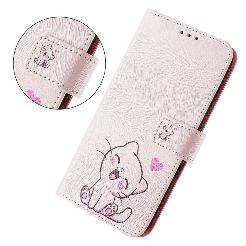 Folio-hoesje Xiaomi 15 Telefoonhoesje Kitten Motief