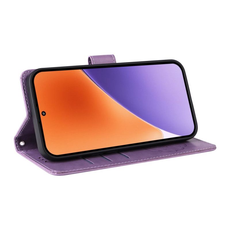 Folio-hoesje Xiaomi 15 Telefoonhoesje Kleine Bloemen